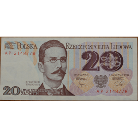 20 zlotych 1982 ap a